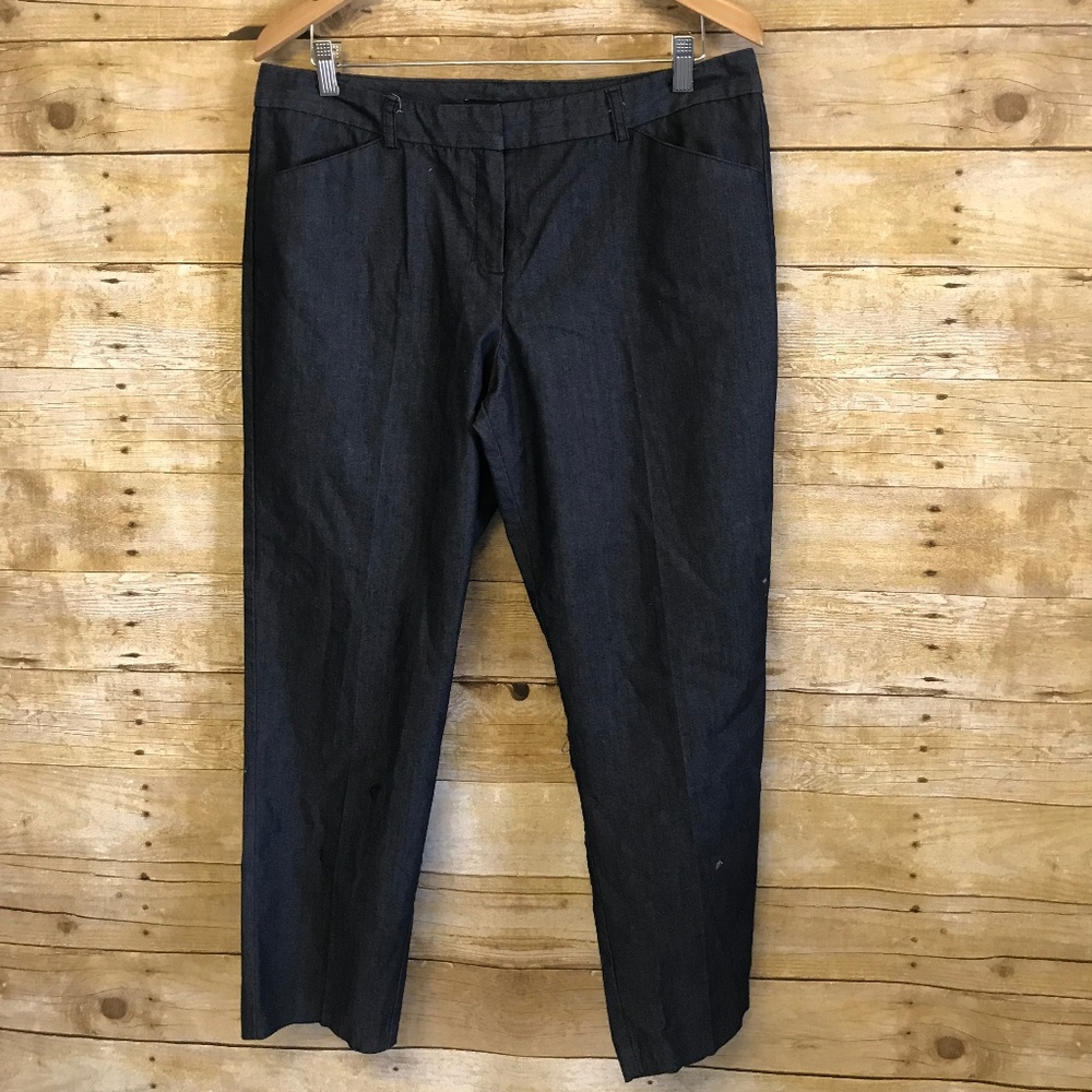 Zac & Rachel Size 14 Denim Capri Cotton Stretch